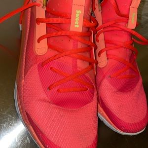 Size 13 .Under Armour Curry 7 Peach 2019.